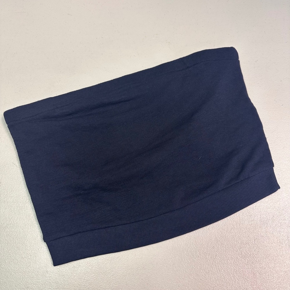 Universal Thread Womens Navy Blue Strapless Tube Top Silicone Grip Large NWT